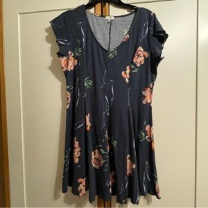 Love Fire floral dress